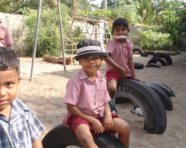 picutre of children in playground